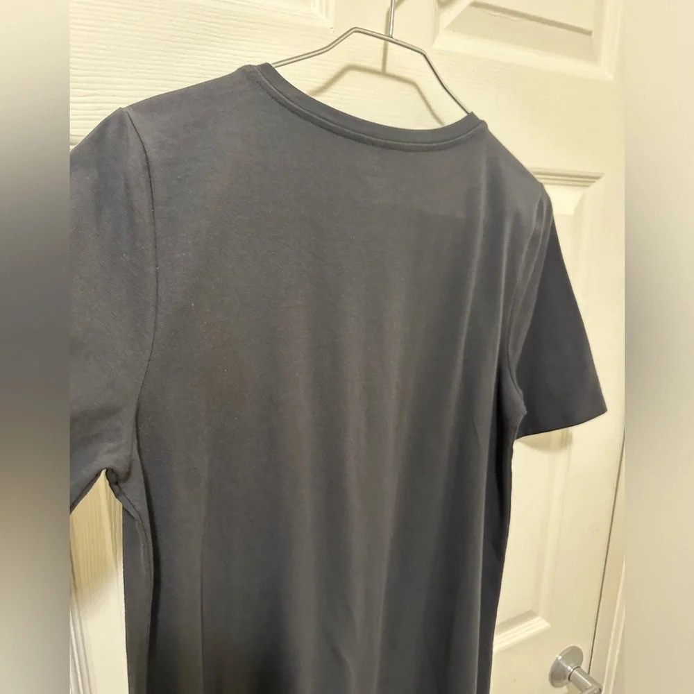Eileen Fisher Classic Gray T-shirt Maxi Dress - Picture 8 of 11